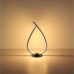 Veioza, Lampa de masa LED TRINA negru
