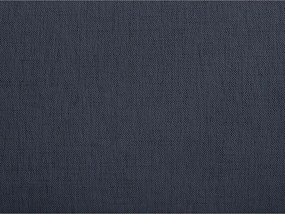 Pat matrimonial albastru închis tapițat cu spațiu de depozitare/fără tăblie cu somieră 180x200 cm Inera – Bobochic Paris