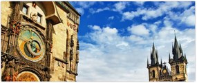 Tablou - Ceasul astronomic din Praga (120x50 cm)