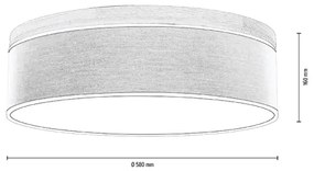 Spot-Light 4995874 - Plafonieră BOHO 4xE27/25W/230V stejar 58 cm