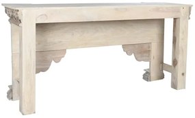 Consola sculptata, natur, din lemn de mango, Emperia
