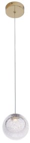 Lustra LED, Pendul suspendat ZOE auriu P0389 MX