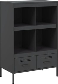 vidaXL Dulap înalt, negru, 68x39x101,5 cm, oțel