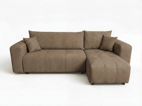 Coltar extensibil SORELA maro deschis, reversibil + 2 pernute gratuite