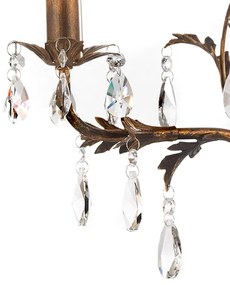 Lustră pe lanț TERESA 3xE14/6W/230V bronz ONLI