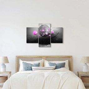 Tabloul cu bile roz (90x60 cm)
