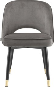 Set de 2 scaune design elegant Cliff, gri 114313 HZ