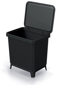Coș de gunoi, 29 l, negru
