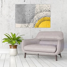 Tablou - pictură abstractă de plajă N⁰3 (90x60 cm)