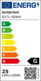 Lustra LED moderna 50cm Gianna alba 9371-50WH SRT