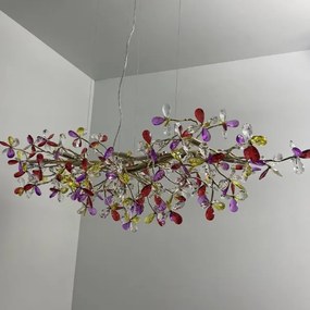 Lustră de cristal pe cablu 13xG9/40W/230V colorat