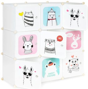 Dulap de depozitare jucării animale 109x37x109 cm