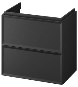 Cersanit S590-100 - Corp suspendat sub lavoar MILLE SLIM 60x38 cm, negru