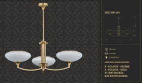 Candelabru 3 brate design clasic realizata manual Decor