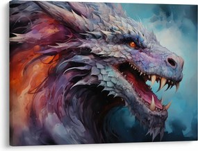 Tablou - Ilustrație a unui dragon (70x50 cm)