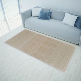 vidaXL Carpetă dreptunghiulară din bambus natural, 150 x 200 cm