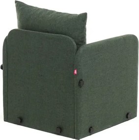 Fotoliu Extensibil Saga, verde, 200 cm x 60 cm