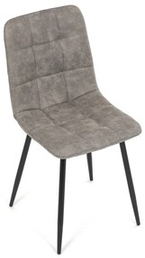 Set de scaune de sufragerie Vintage CT-281 GREY3,4 buc.