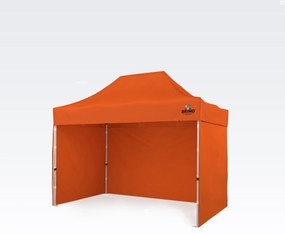Cort petrecere 2x3m - cu 3 pereți - Portocaliu