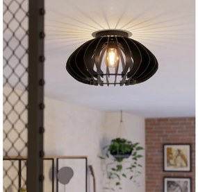 Plafonieră Eglo 901001 COSSANO 1xE27/40W/230V d. 45 cm negru