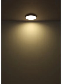 Plafonieră LED Globo 41566-15S NIELSEN LED/15W/230V d. 23 cm negru