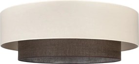 Brilagi - Plafonieră LED Boho Style 3xE27/15W/230V, Ø 80 cm, crem/maro