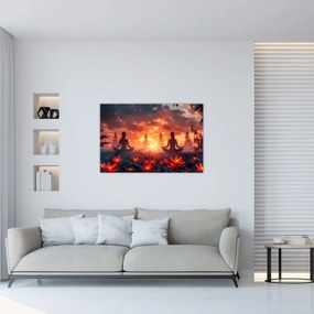 Tablou - Yoga în natură (90x60 cm)