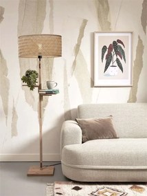 Lampadar eco din bambus cu polita Java nat/50x22, nat