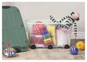 Cutie de depozitare din plastic cu capac Roller - Rotho