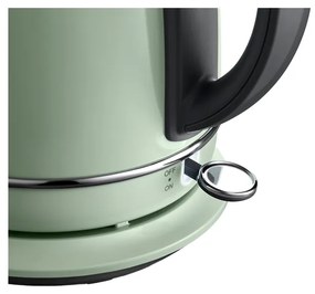 Cana electrica BUYDEEM K640, 2400W, 1,7 L, Protectie, Fara BPA, LED, Verde deschis