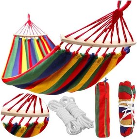 Hamac colorat pentru 2 persoane 190x150 cm