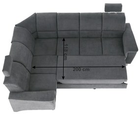 Colțar Stan (gri) (S). 794264