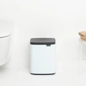 Cos de gunoi Brabantia Bo Small 1006627, 7 L, Deschidere lina si silentioasa, Baza antiderapanta, Alb