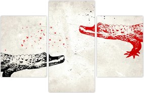 Tablou - Crocodili (90x60 cm)