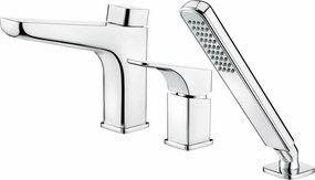 Baterie cada – dus Deante monocoamnda Hiacynt crom cu set de dus