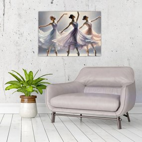 Tablou - Trei balerine (70x50 cm)