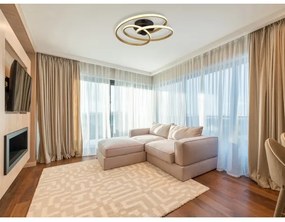 Lustră LED aplicată Globo 67183-40G GLYXAR LED/40W/230V