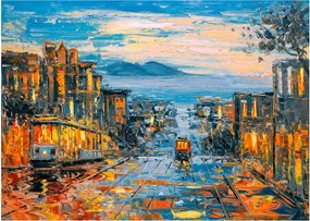 Tablou pe sticlă - Telecabină, San Francisco (70x50 cm)
