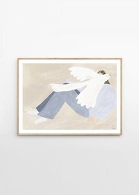 Poster 70x50 cm Bright Bird – Clara Schicketanz – The Poster Club