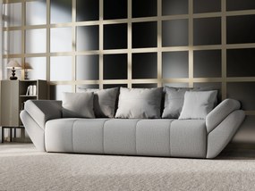 Canapea extensibilă dumonde cu ladă de depozitare si sezut confortabil din spuma high-density, Berlin Enjoy Grey 250x100 cm