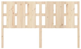 Tablie de pat, 165,5x4x100 cm, lemn masiv de pin 1, Maro, 165.5 x 4 x 100 cm