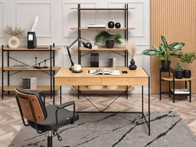 Masă PC Unica (stejar + negru). 1109856