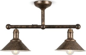 BRILAGI - Lustră pe tijă FORGE 2xE27/60W/230V cupru/patină
