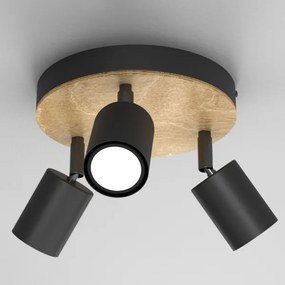 Spot TULON 3xGU10/8W/230V negru
