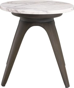 Masuta laterala design LUX cu blat din marmura italiana Borre 40cm