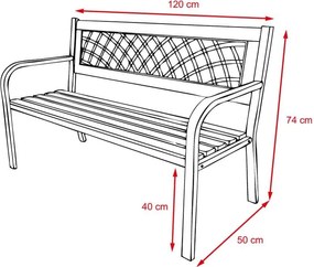 Bancă de grădină Avenberg FELICIA