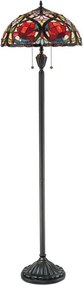 Elstead QZ-LARISSA-FL - Lampă de podea Tiffany LARISSA, 2 x E27, 100 W, 230 V