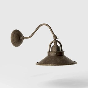 Aplica de perete rustica din alama Alice