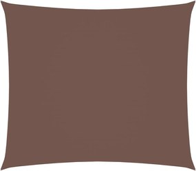 vidaXL Parasolar, maro, 2,5x3 m, țesătură oxford, dreptunghiular