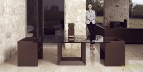 Ghiveci plante, flori design decorativ modern pentru amenajari interioare si exterioare, VELA HIGH CUBE 54036R Vondom